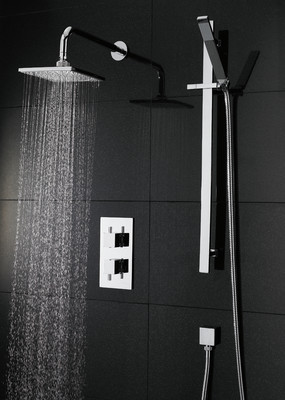 Set Square Thermostatic Shower - Option 1 CB-AC