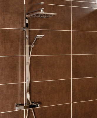 Square Thermostatic Exposed Bar Shower Valve CB-CAS