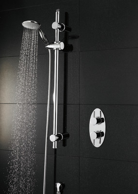 Quartz, Thermostatic Shower Valve Option 3 CB-AC