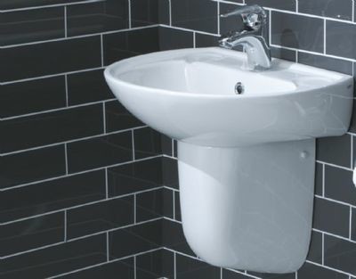 Senator Semi Pedestal Basin 500mm