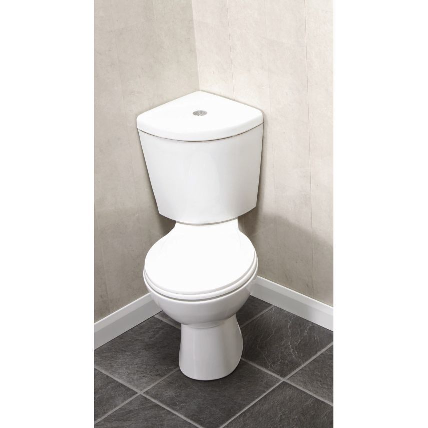 Vital Close Coupled Corner Pan And Cistern