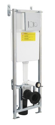 Dual Flush Concealed WC Cistern with Wall Hung Frame - CB-AC