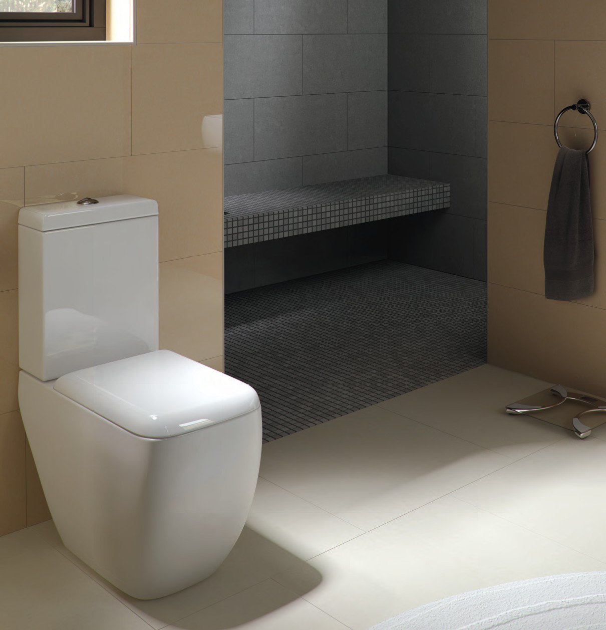 Metropolitan BTW Deluxe Pan &amp; cistern CB-Pure
