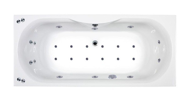 Double Ended Bath With Whirlpool/Airpool System 3