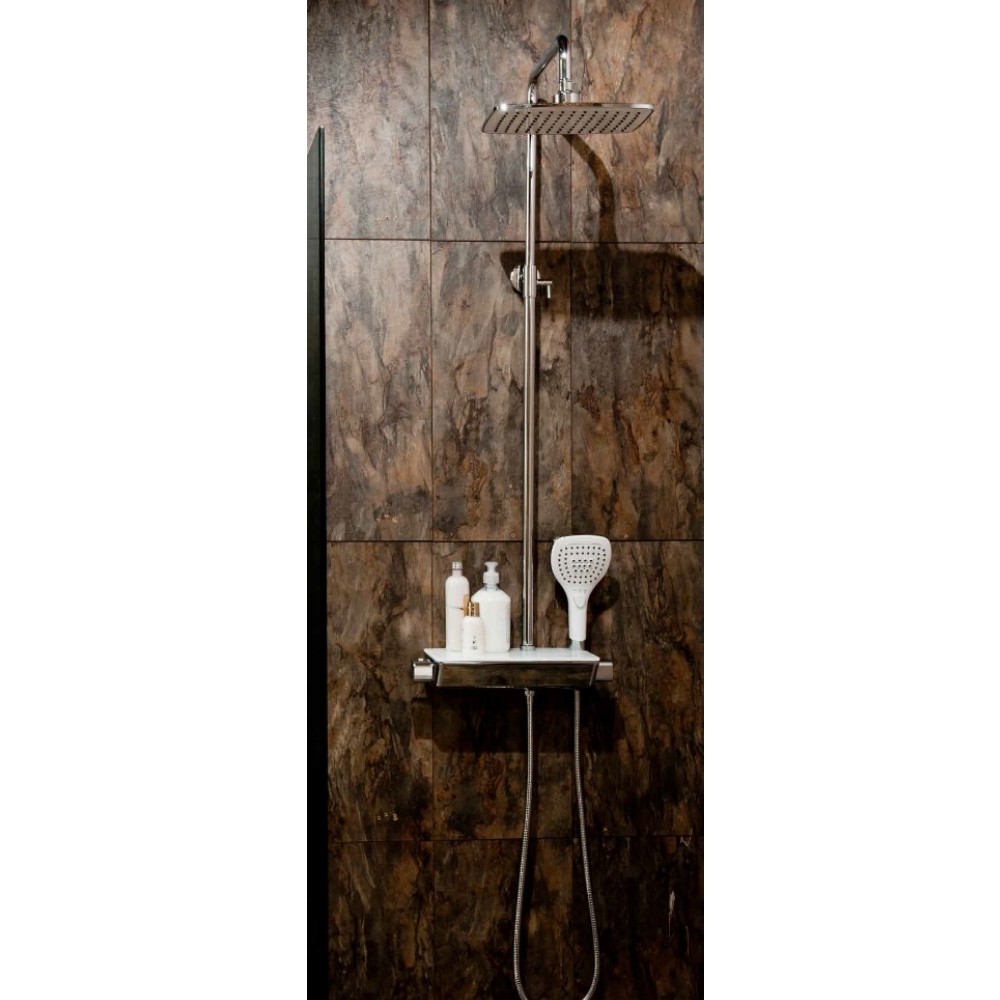 Cassellie Thermostatic Exposed Shower Pole