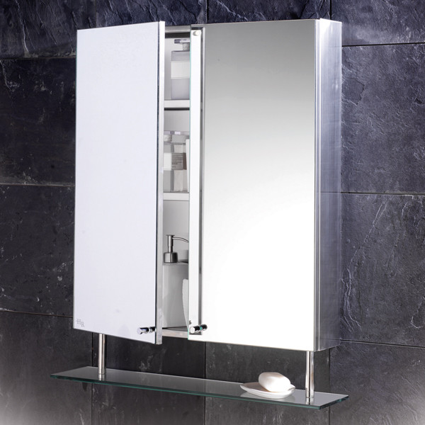 Hudson Reed Dakota Double Mirror Cabinet 800x600x140mm