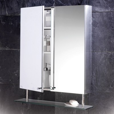 Hudson Reed Dakota Double Mirror Cabinet 800x600x140mm