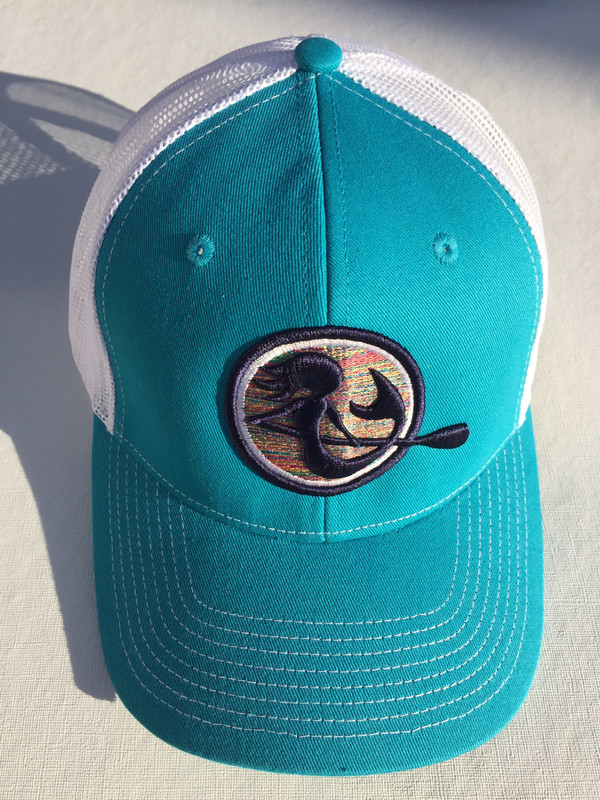 SUP Mermaid™️ Aqua &amp; White Snapback