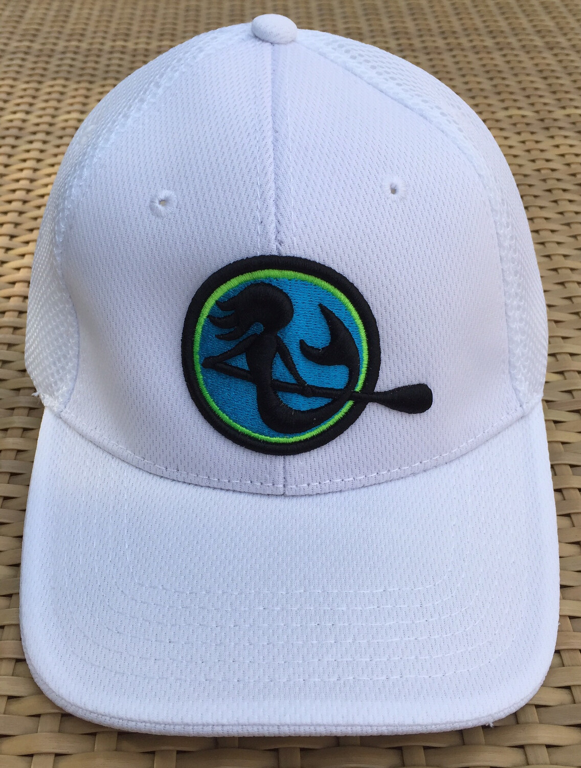 SUP Mermaid™ White &amp; Pacific Blue Background