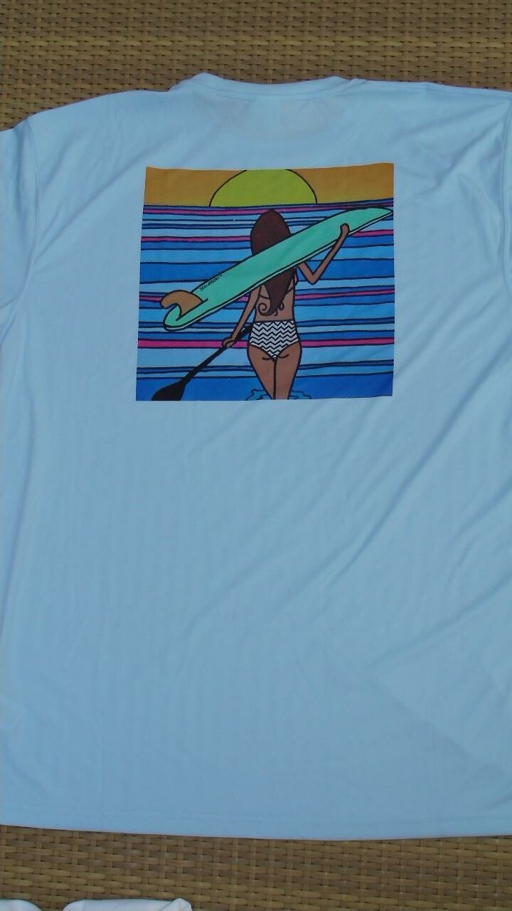 SUP LIFE® - Men's SUP Girl - Short Sleeve Performance Shirt