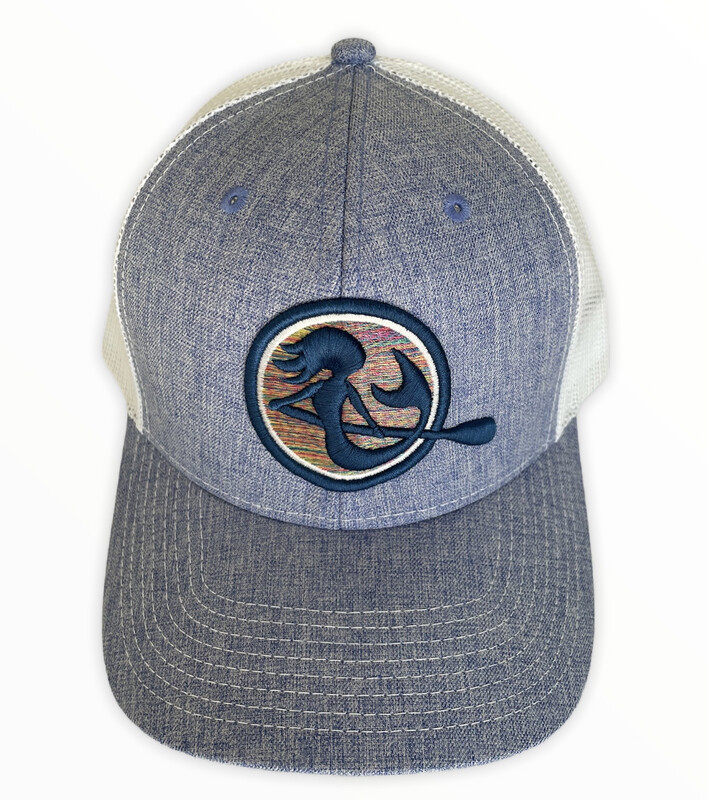 SUP Mermaid™️ Blue &amp; White Snapback