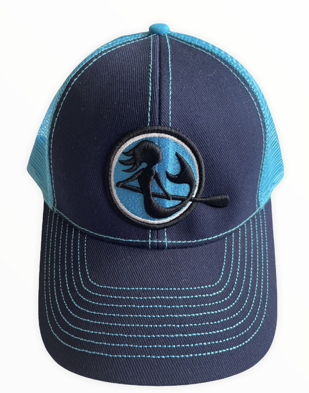 SUP Mermaid™  Navy/Aqua Black Snapback