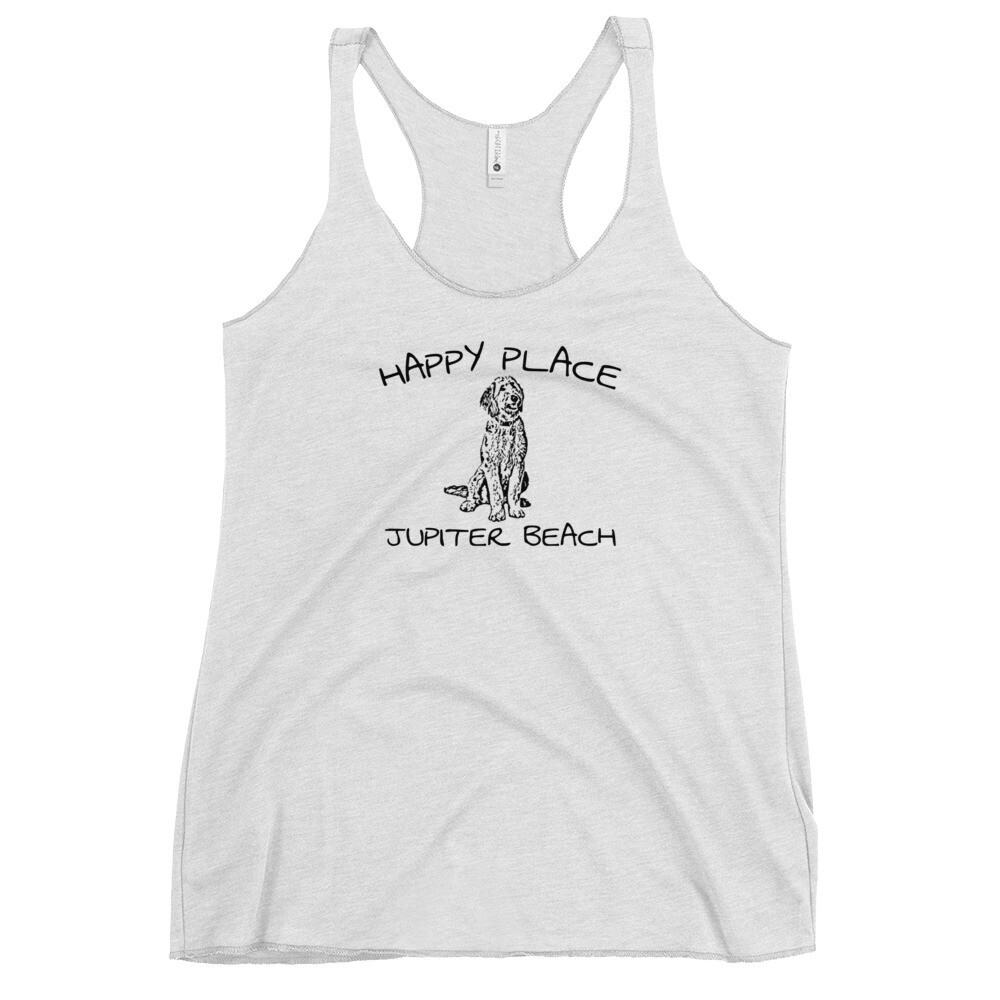 Happy Place Jupiter Beach Women's Racerback Tank