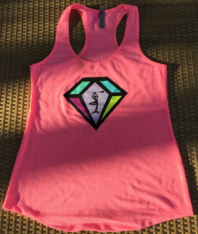 SUP LIFE® Yoga Tank Top - Neon Heather Pink