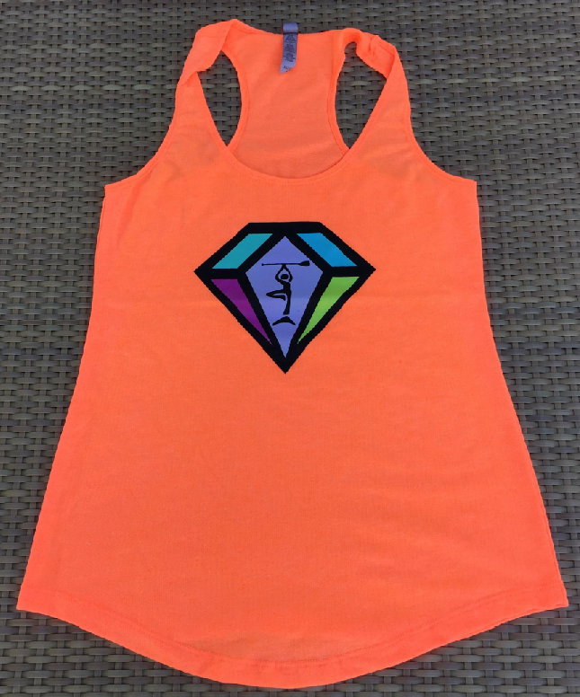 SUP LIFE® Yoga Tank Top - Neon Heather Orange