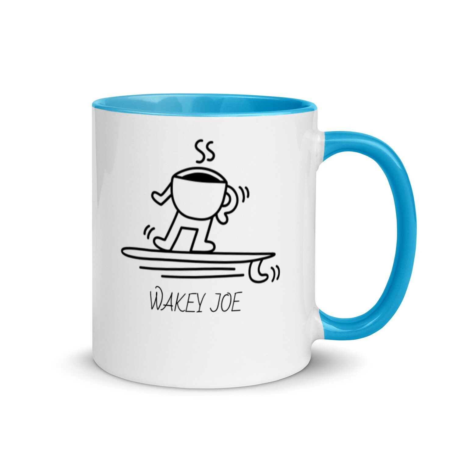Wakey Joe Mug with Color Inside