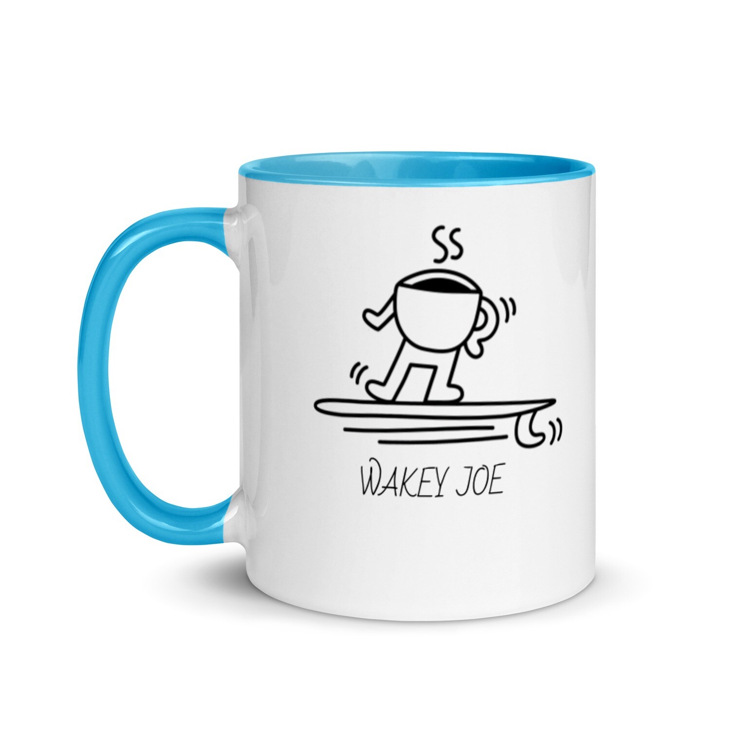 Wakey Joe Mug with Color Inside