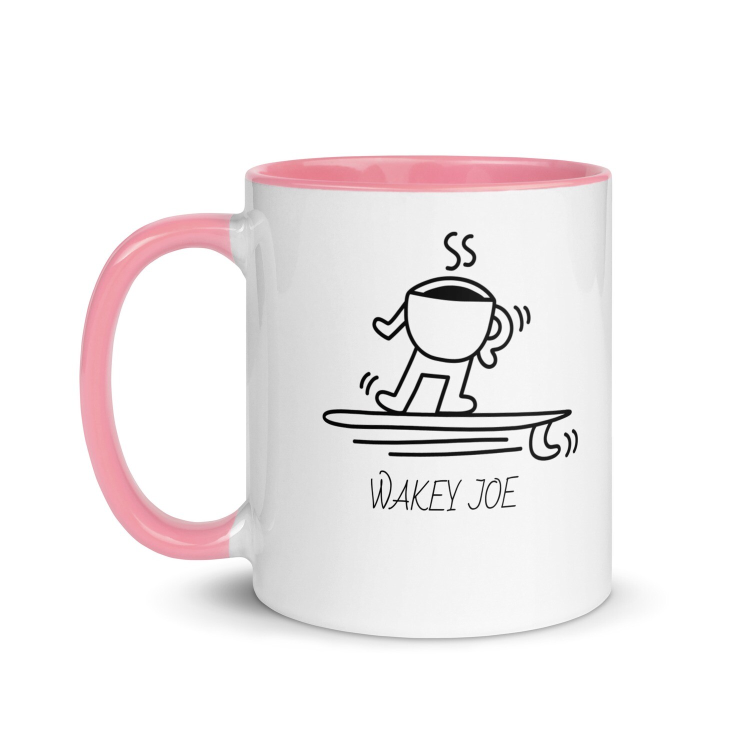Wakey Joe Mug with Color Inside