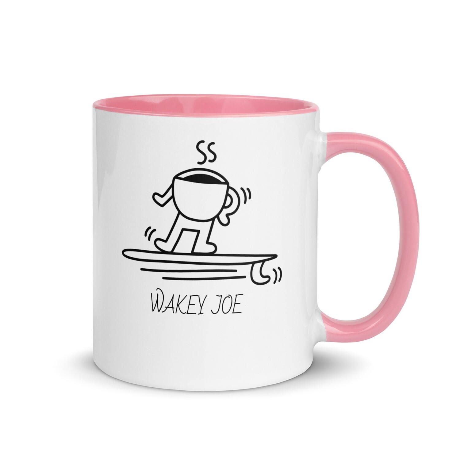 Wakey Joe Mug with Color Inside