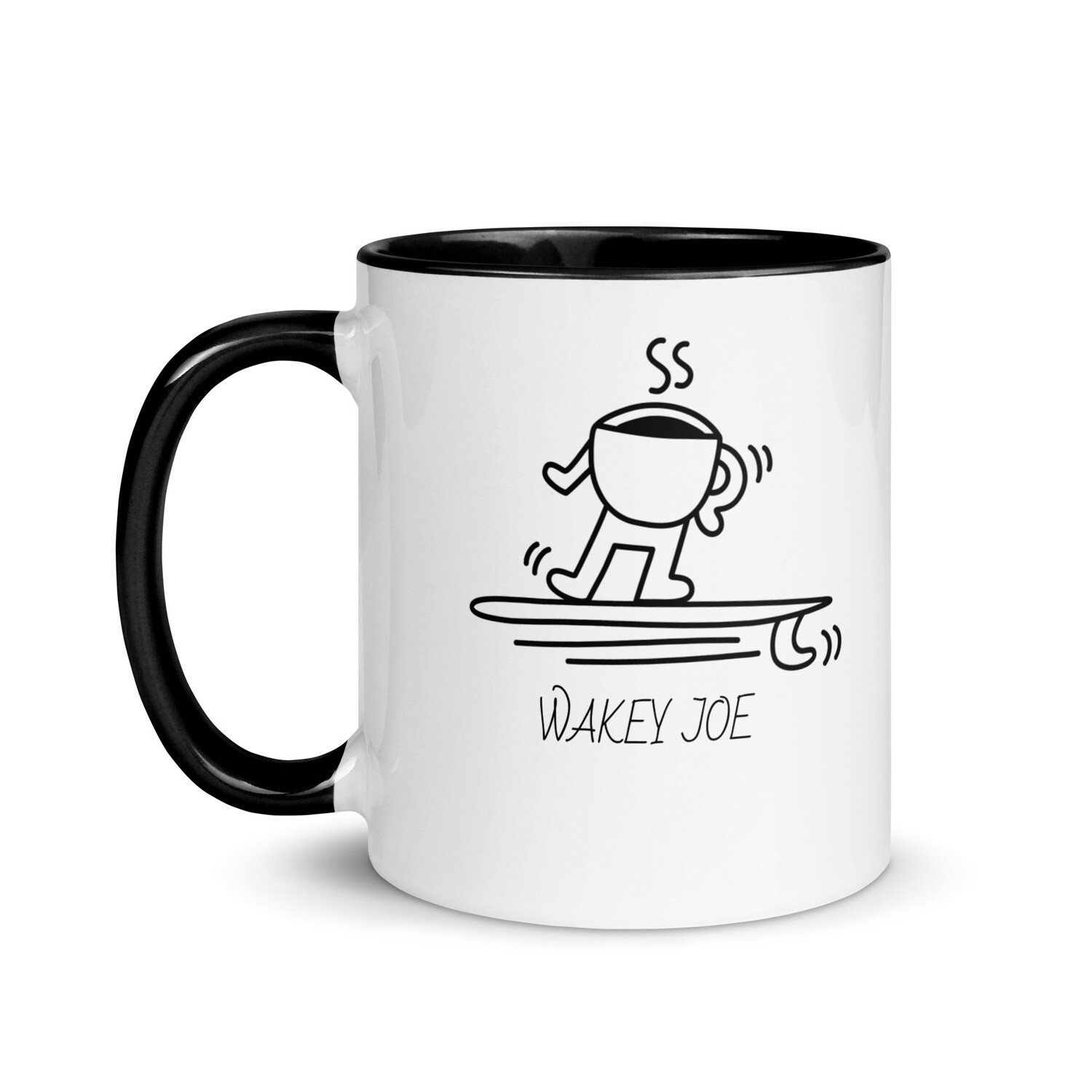 Wakey Joe Mug with Color Inside