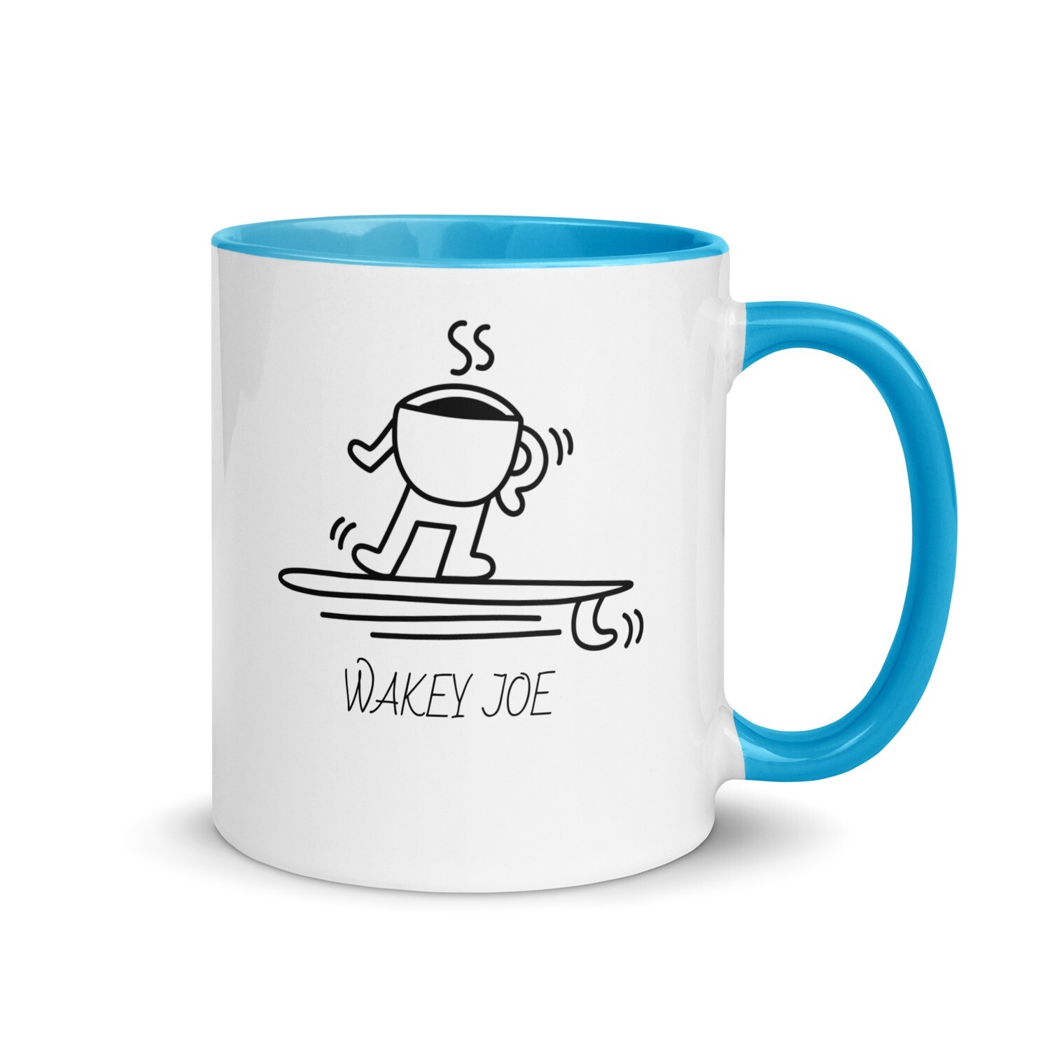 Wakey Joe Mug with Color Inside