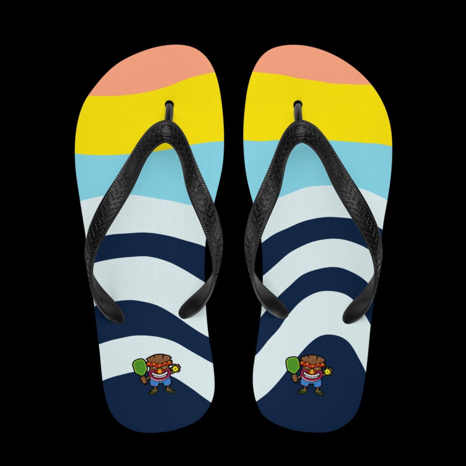 Big Kahuna Pickleball Flip-Flops, Size: S