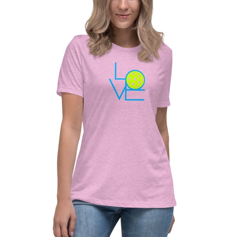 Love Pickleball Women's Relaxed T-Shirt