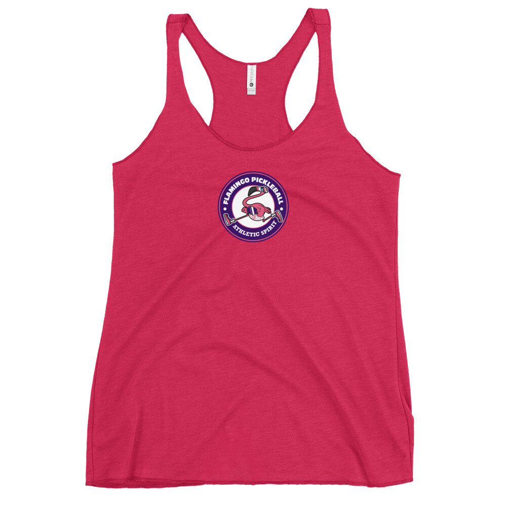 Flamingo Pickleball Women's Racerback Tank
