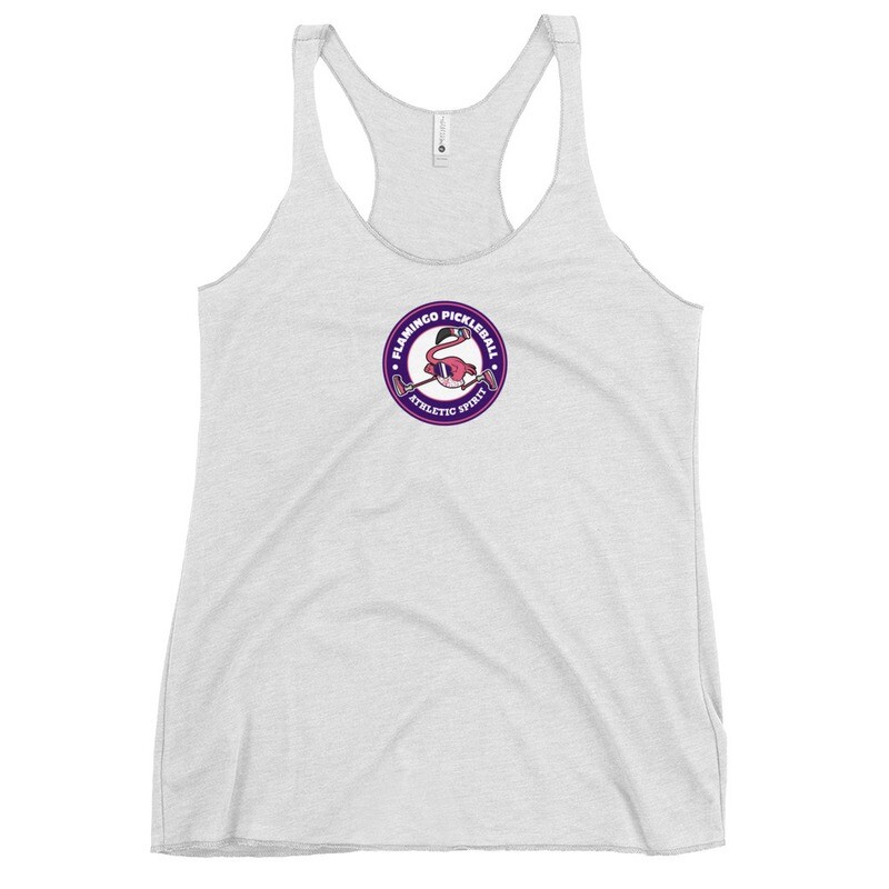 Flamingo Pickleball Women's Racerback Tank