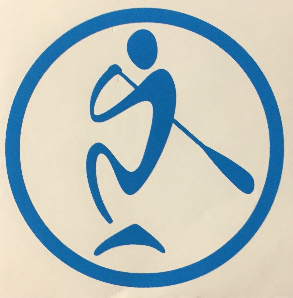 SUP LIFE® Circle Decals (Choose Color), Color: Ocean Blue