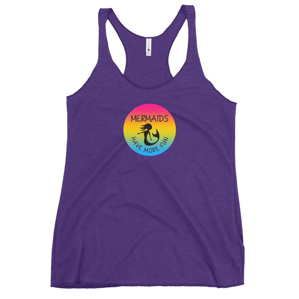 Mermaid Have More Fun Women's Racerback Tank