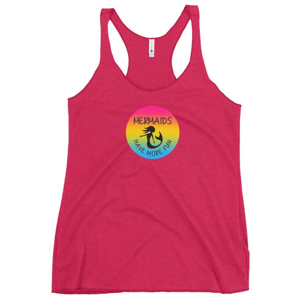 Mermaid Have More Fun Women's Racerback Tank