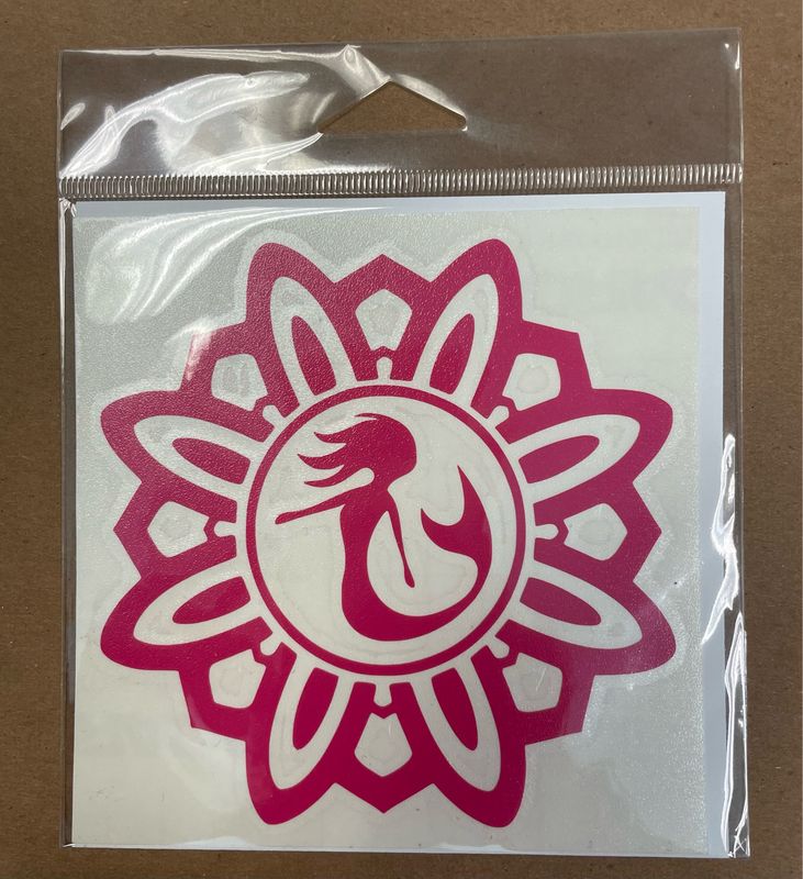 Mermaid Minded™ - Hot Pink Circle Decal