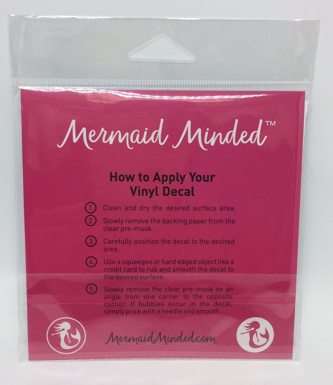 Mermaid Minded™ Carbon Fiber Decal