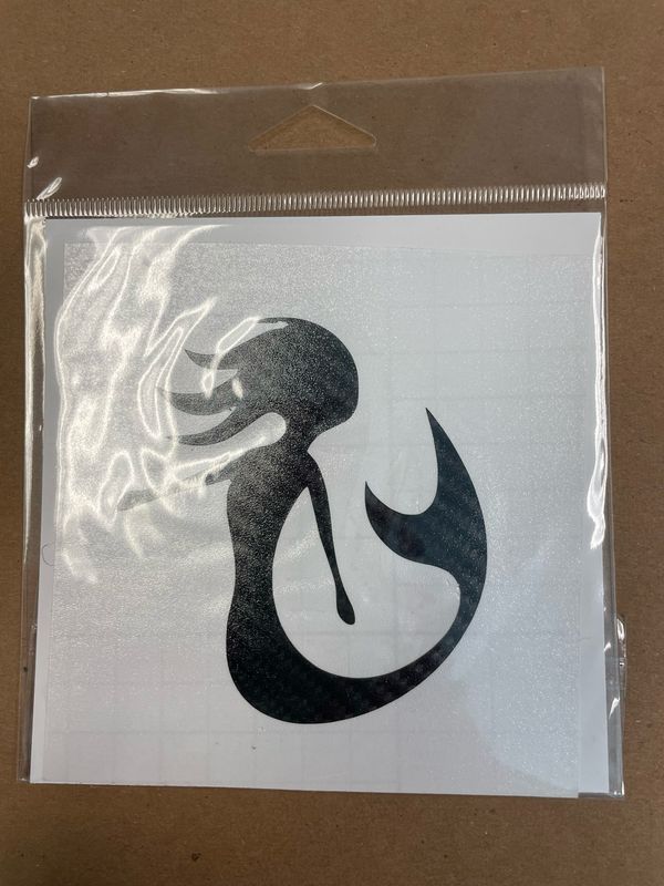 Mermaid Minded™ Carbon Fiber Decal