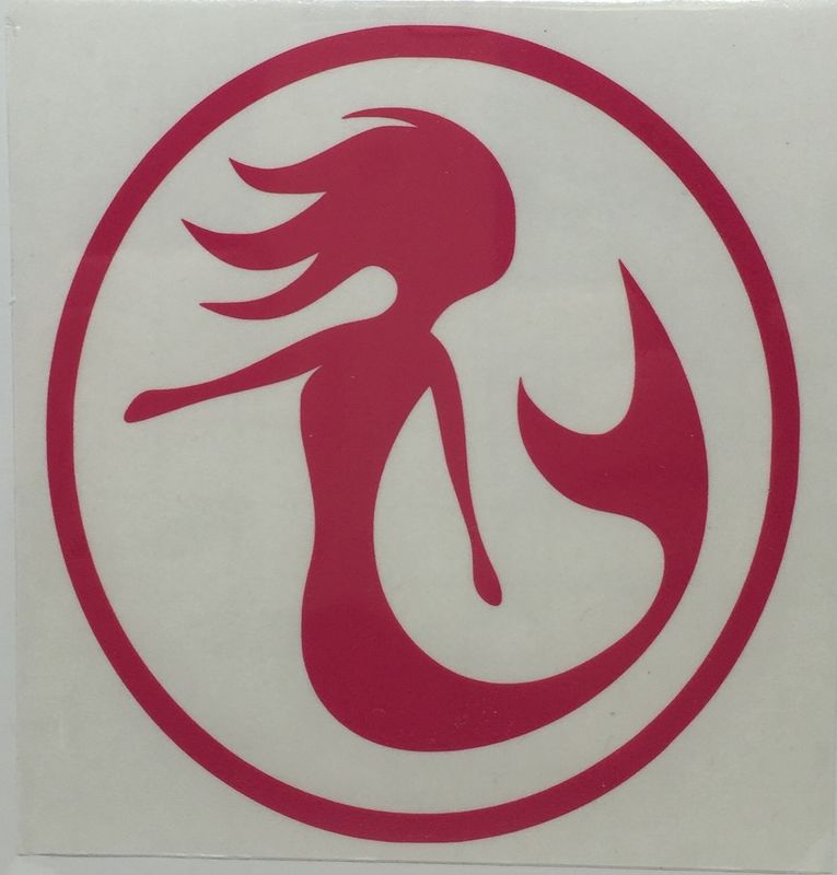 Mermaid Minded™ - Hot Pink Lotus Decal