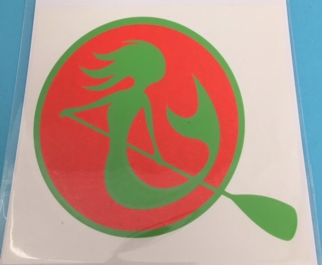 SUP Mermaid™ Lime &amp; Neon Red