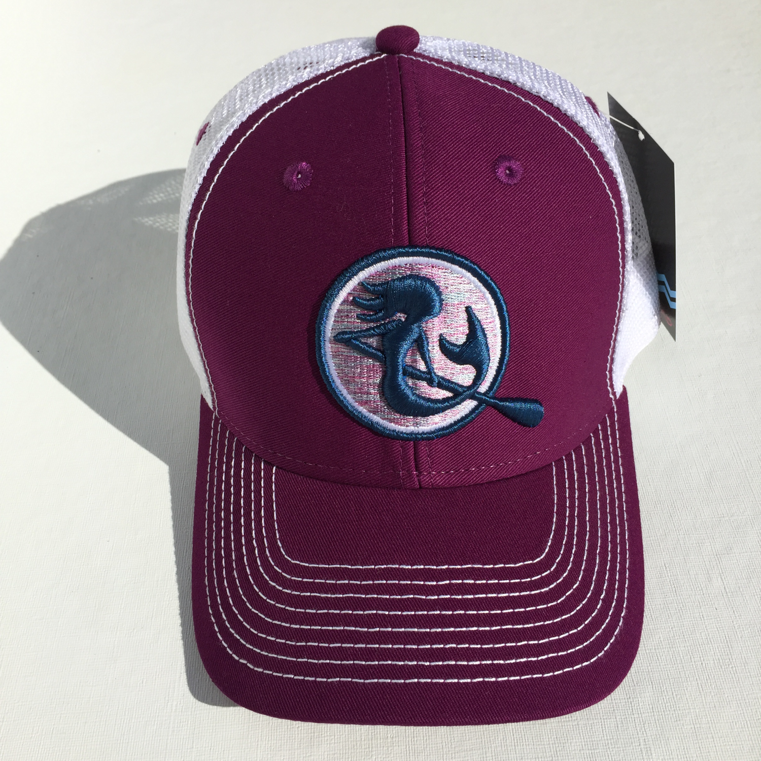 SUP Mermaid™ Violet &amp; White Snapback