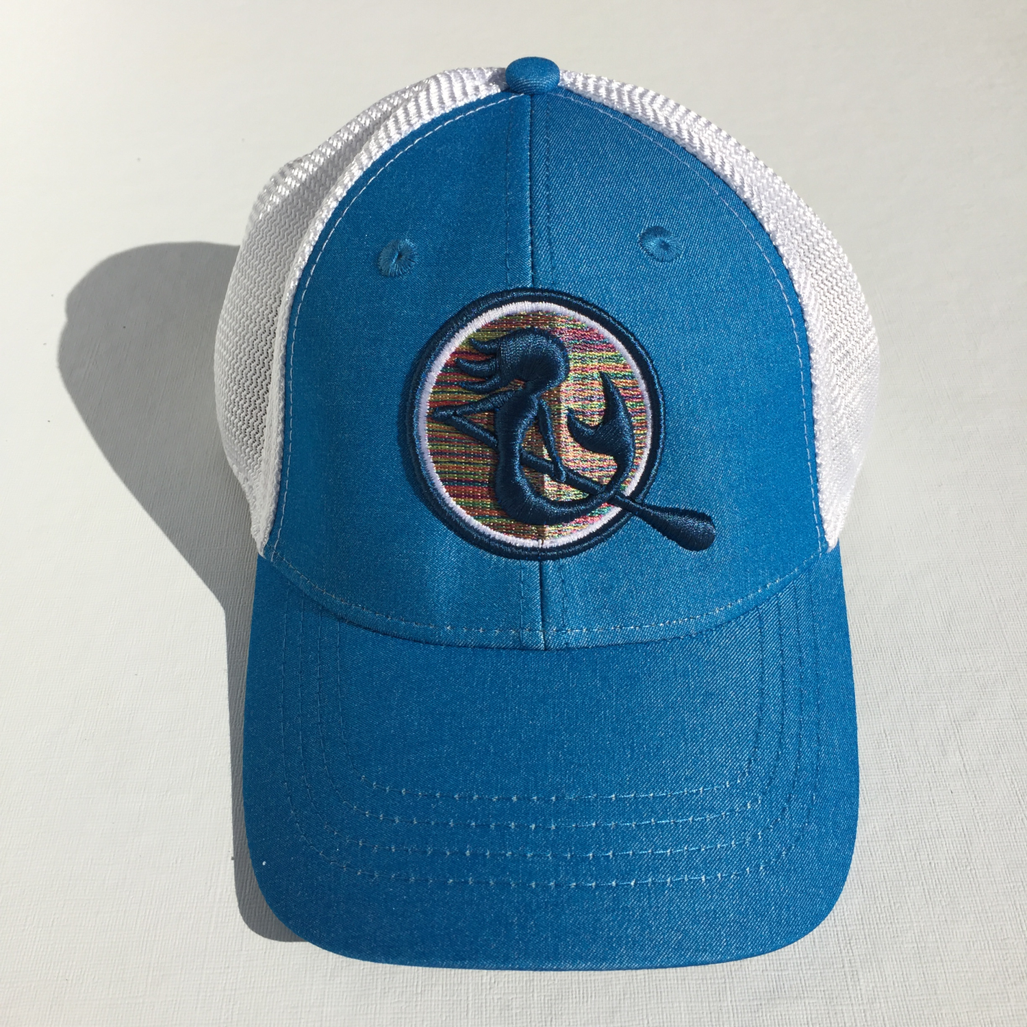 SUP Mermaid™ Blue &amp; White Soft Mesh Adjustable