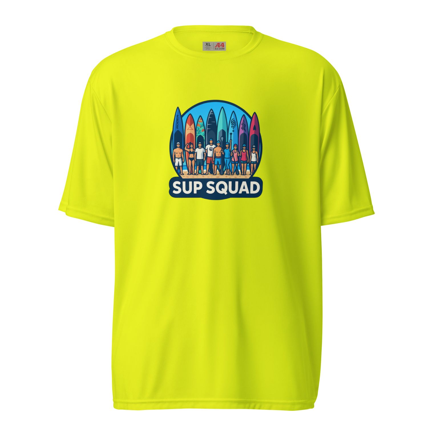 SUP SQUAD Unisex performance crew neck t-shirt