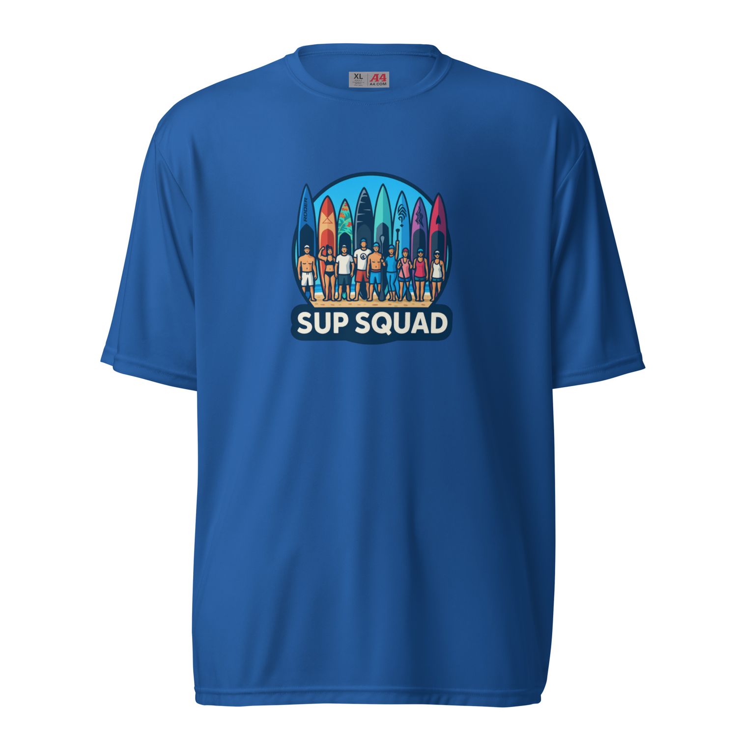 SUP SQUAD Unisex performance crew neck t-shirt