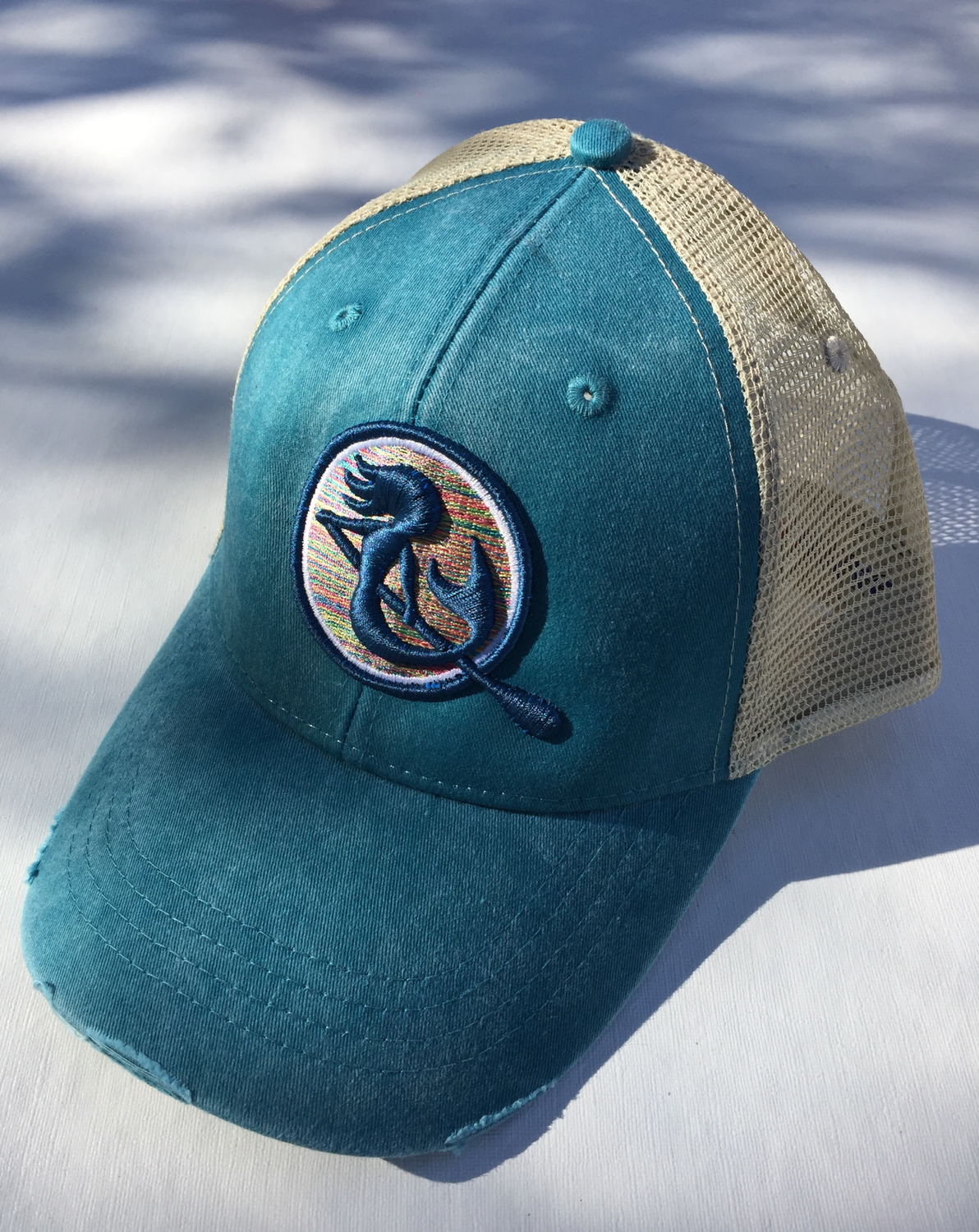SUP Mermaid Teal &amp; Tan Snapback