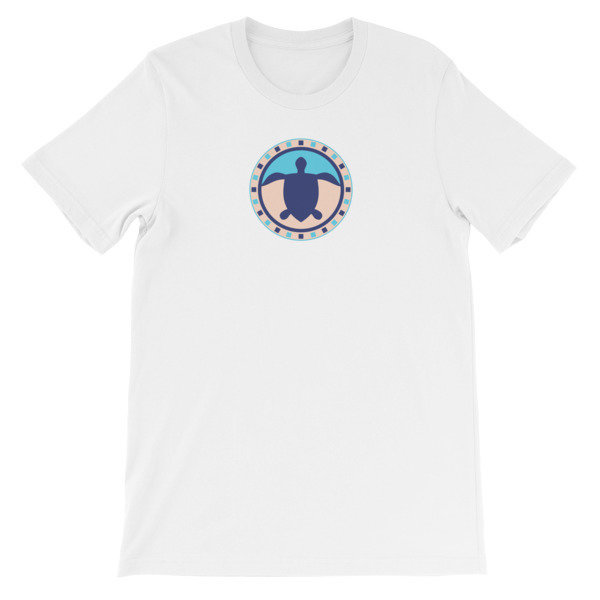 SUP LIFE® - Sea Turtle Unisex short sleeve t-shirt, Color: White, Size: S