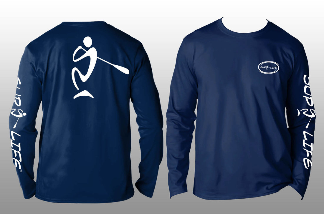 SUP LIFE® SPF40 Navy/White Long Sleeve
