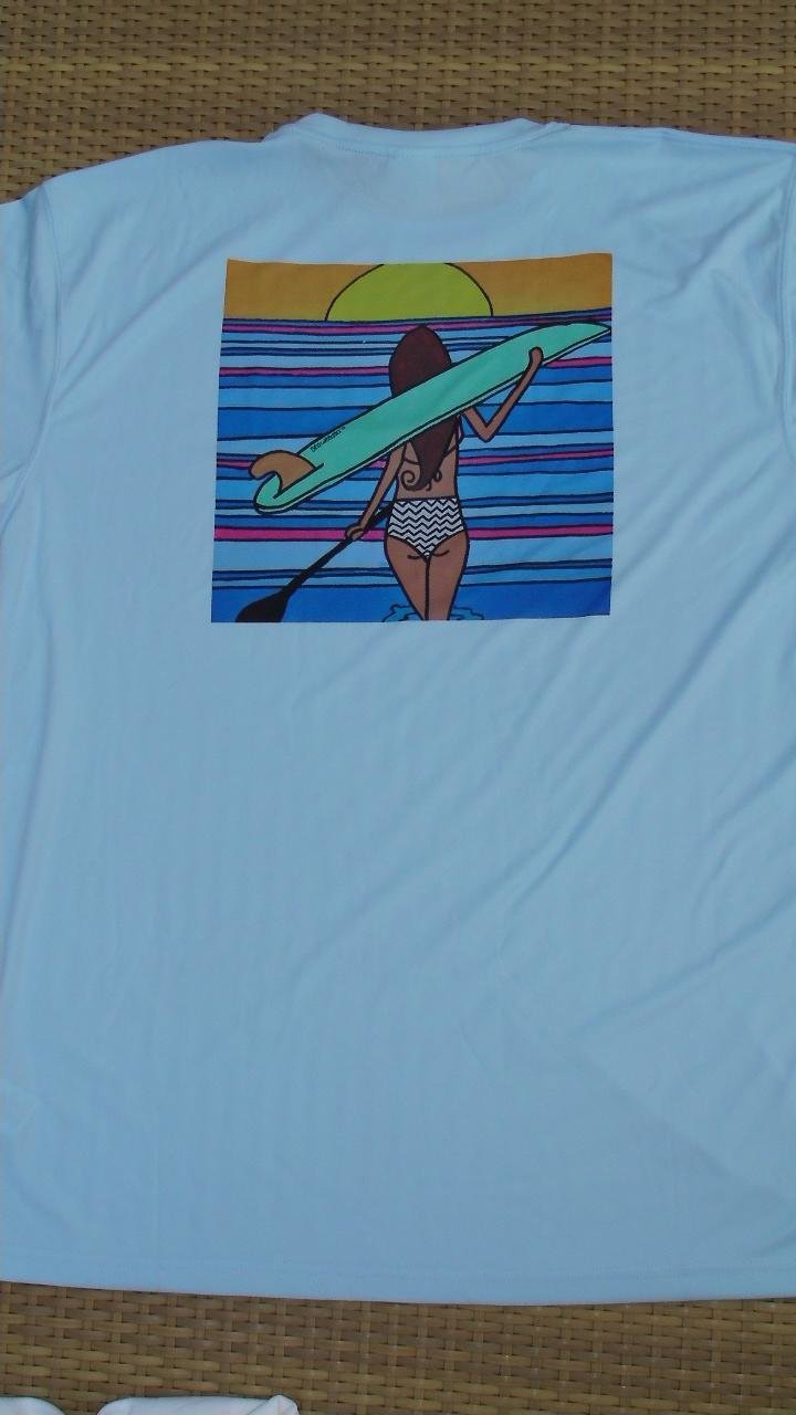 SUP LIFE® - Men's SUP Girl - Short Sleeve Performance Shirt