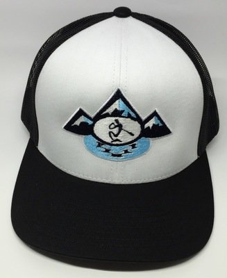 SUP LIFE® - Whitewater Black &amp; White Embroidered Snapback