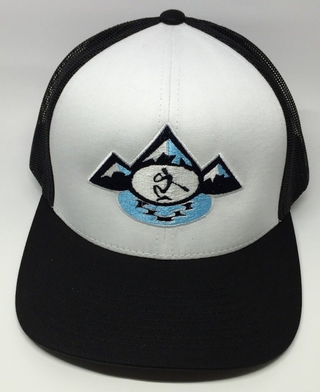 SUP LIFE® - Whitewater Black &amp; White Embroidered Snapback