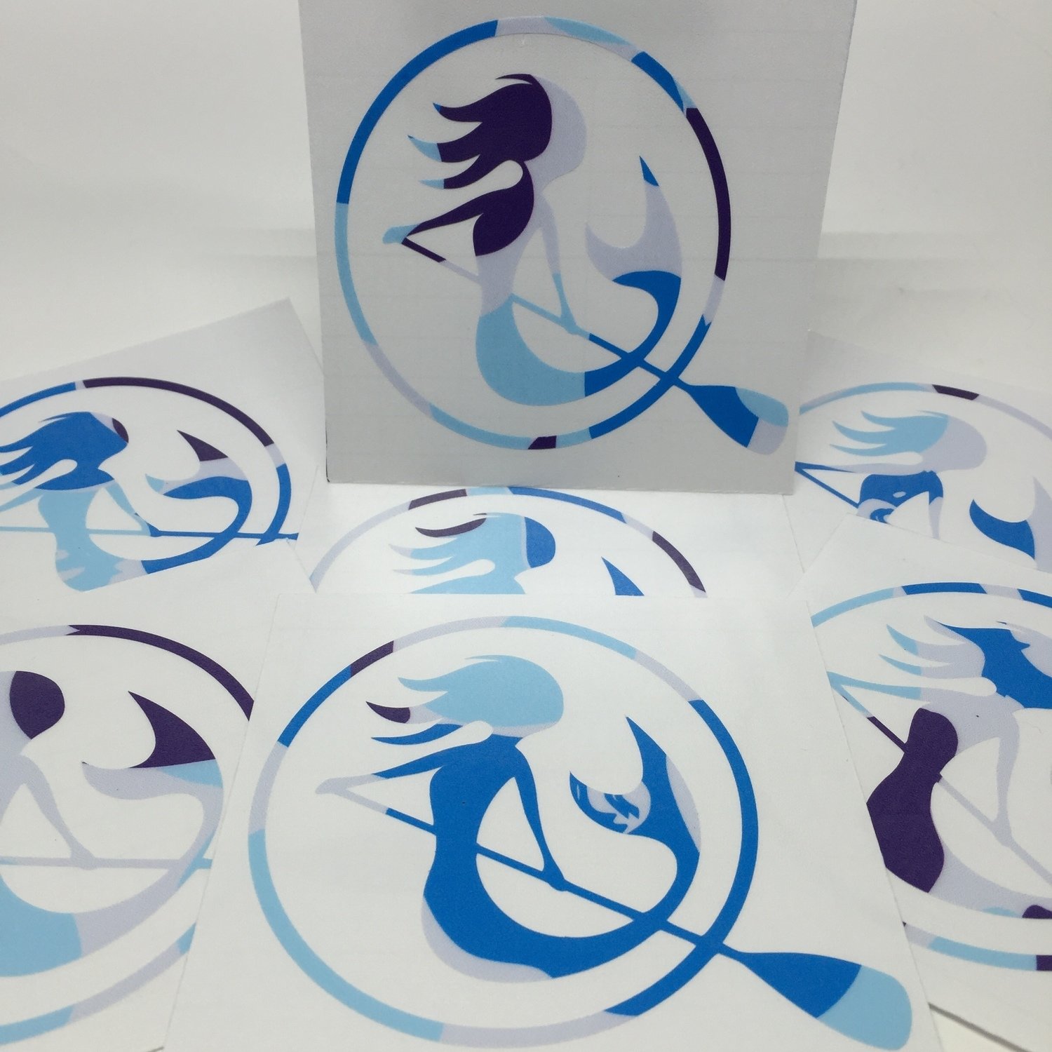 SUP Mermaid™ Mystic Blue Water Vinyl Decal
