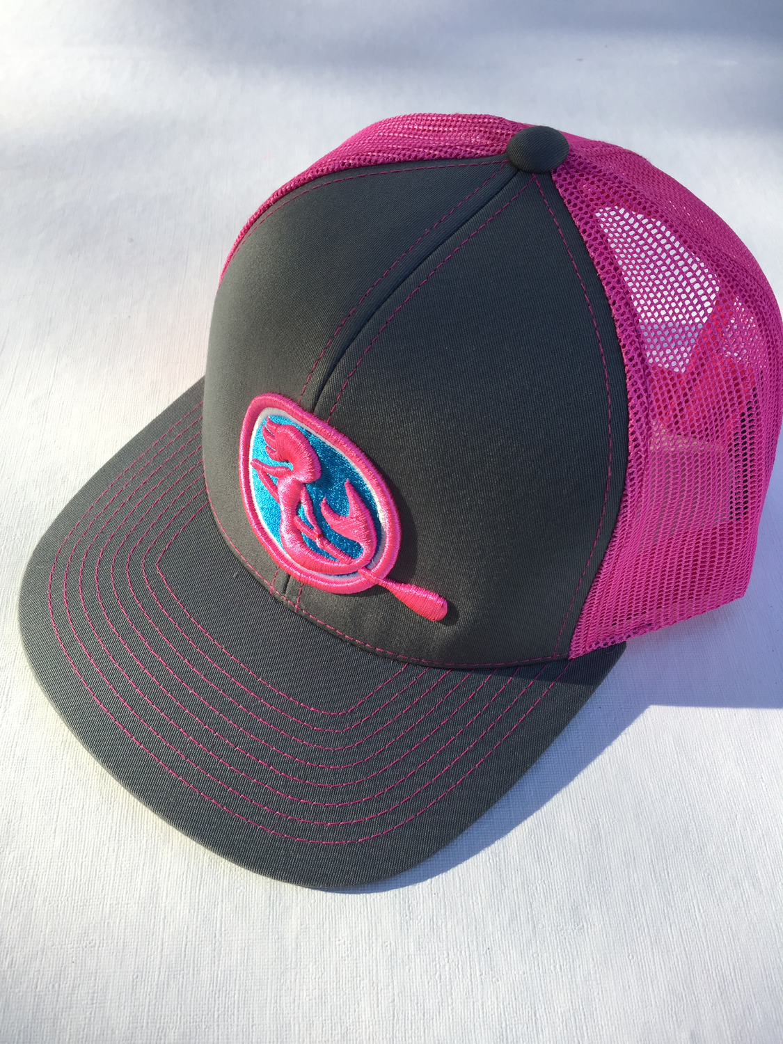 SUP Mermaid™ - Hot Pink &amp; Graphite Snapback