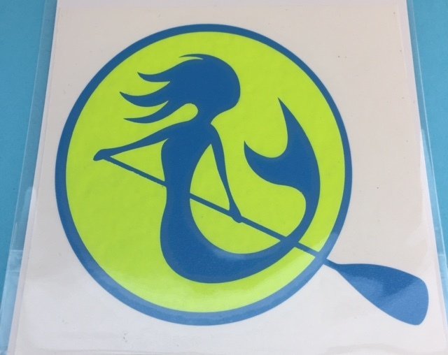 SUP Mermaid™ Blue &amp; Neon Yellow